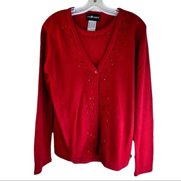 Vintage Sag Harbor‎ Layered Sweater - Picture 1 of 6